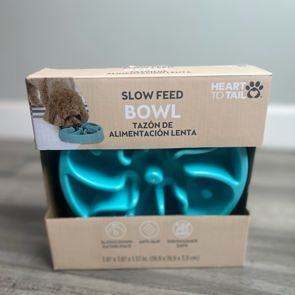 Heart to Tail Slow Feed Pet Bowl